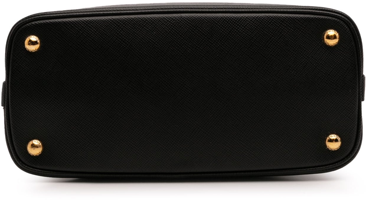 Prada Medium Saffiano Matinee Satchel Zwart