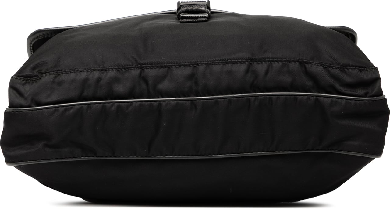 Prada Tessuto Zip Top Crossbody Zwart