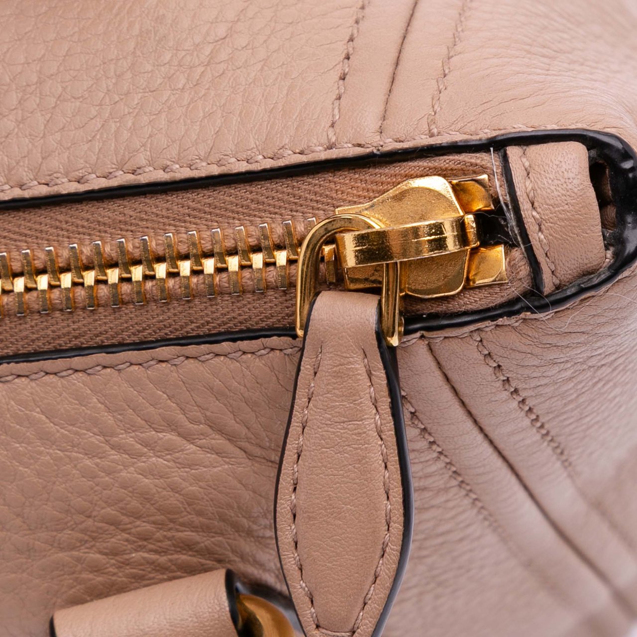 Prada Vitello Daino Sacca 2 Manici Convertible Tote Bruin