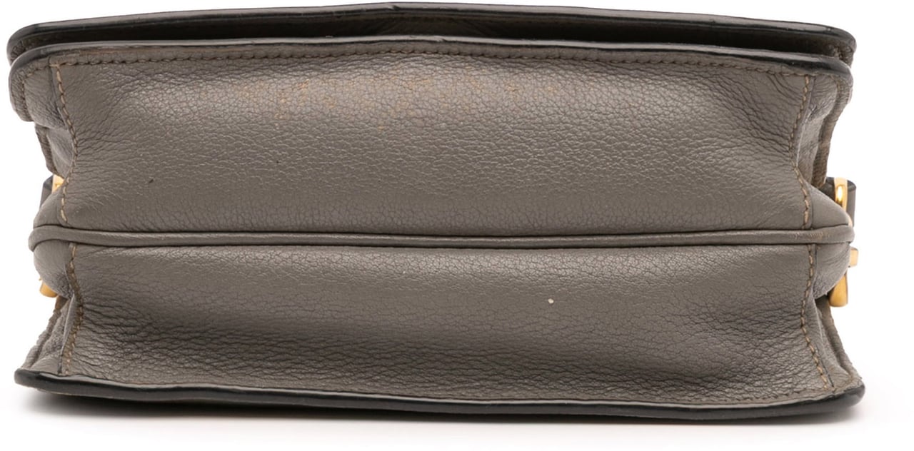 Prada Vitello Daino Flap Crossbody Bruin