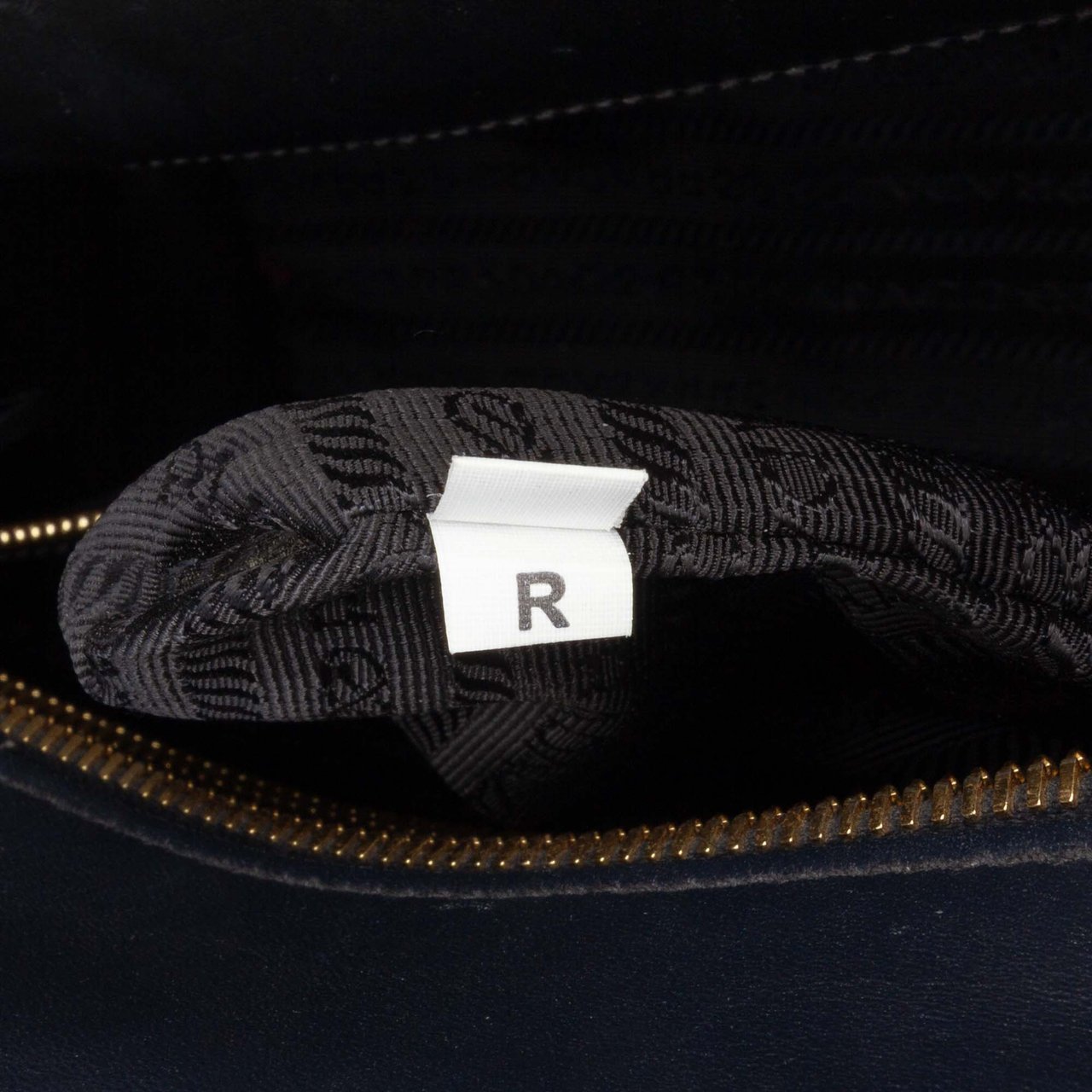 Prada Medium Saffiano Trimmed City Calf Greca Esplanade Satchel Blauw