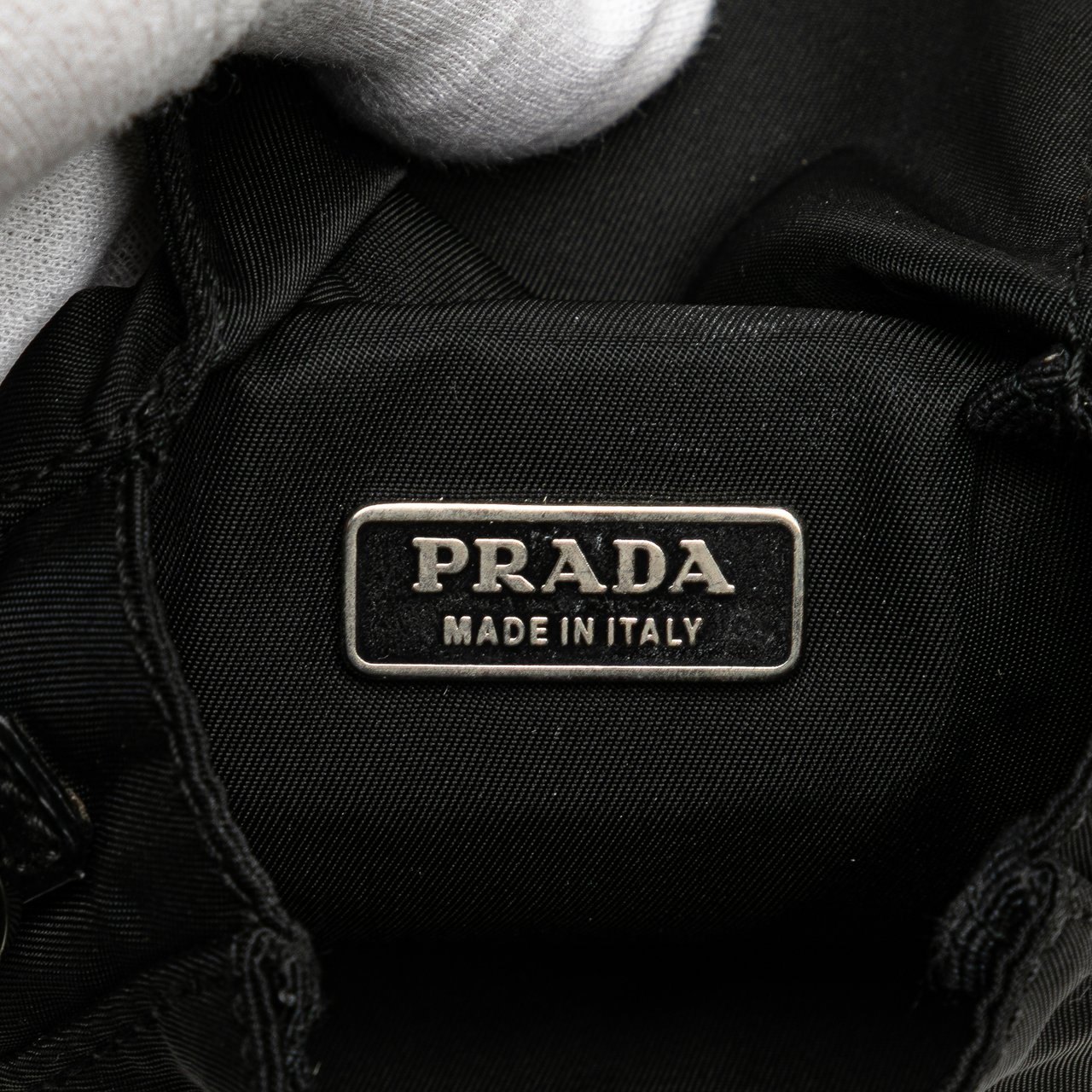 Prada Tessuto Triple Pouch Belt Bag Zwart