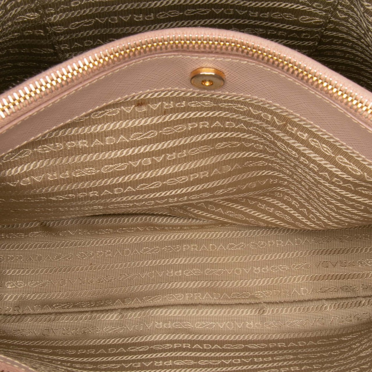 Prada Small Saffiano Lux Galleria Satchel Roze