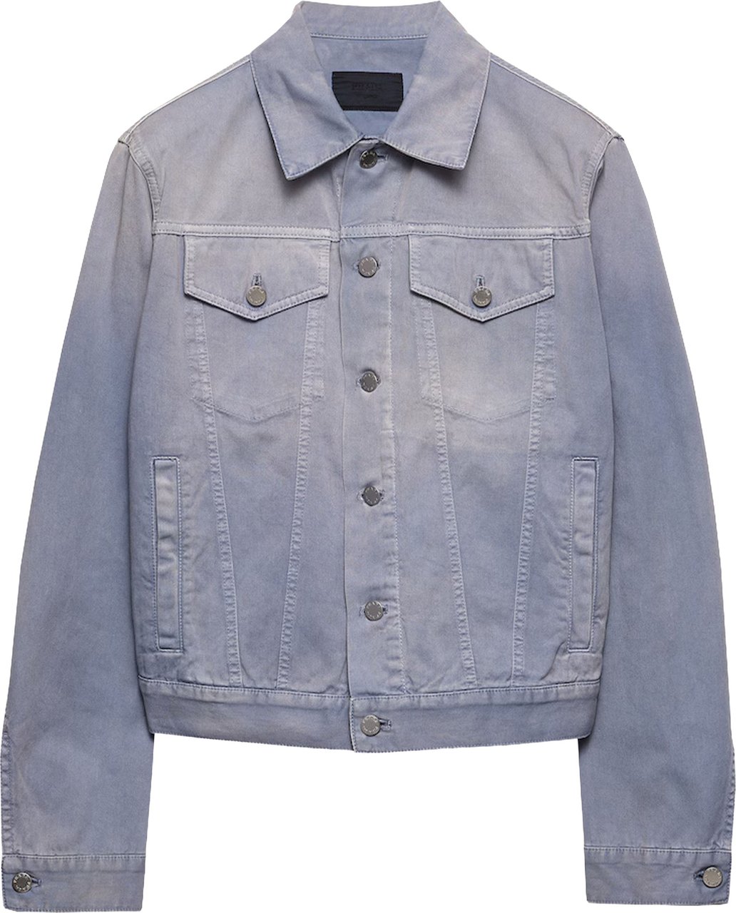 Prada Blouson Structured Button-Up Jacket Grijs
