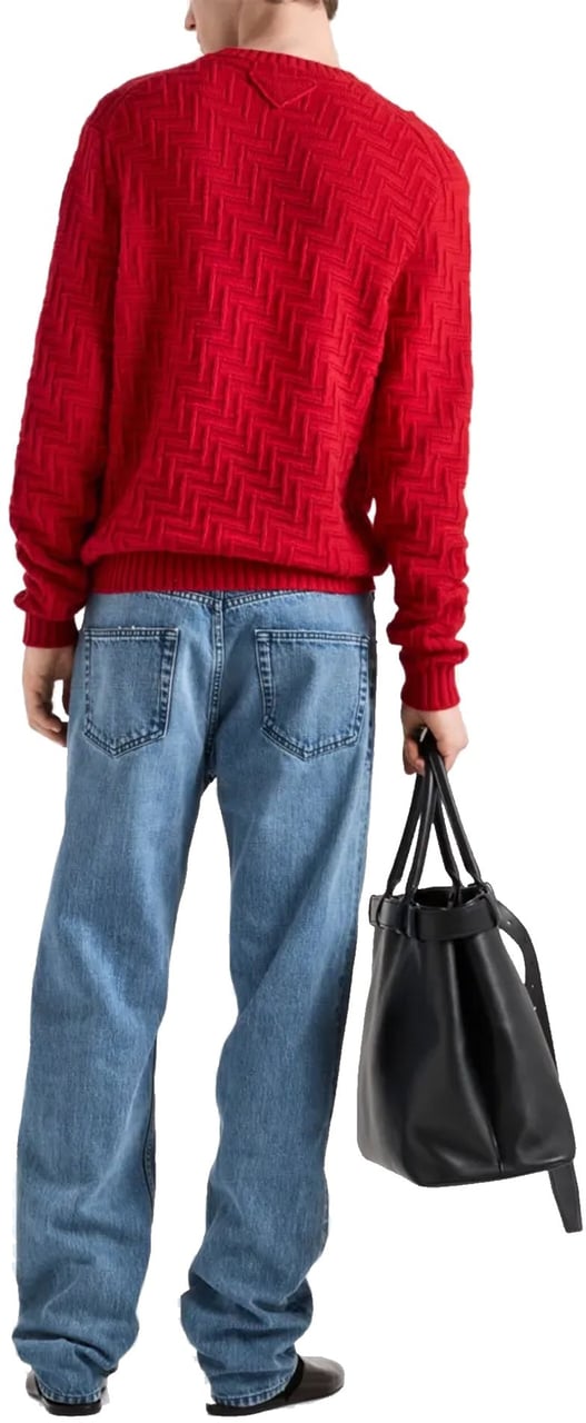 Prada Prada Cotton Denim Jeans Blauw