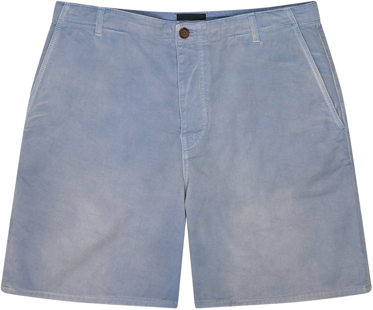 Prada Blue 5 Tasche Fabric Regular Shorts Grijs
