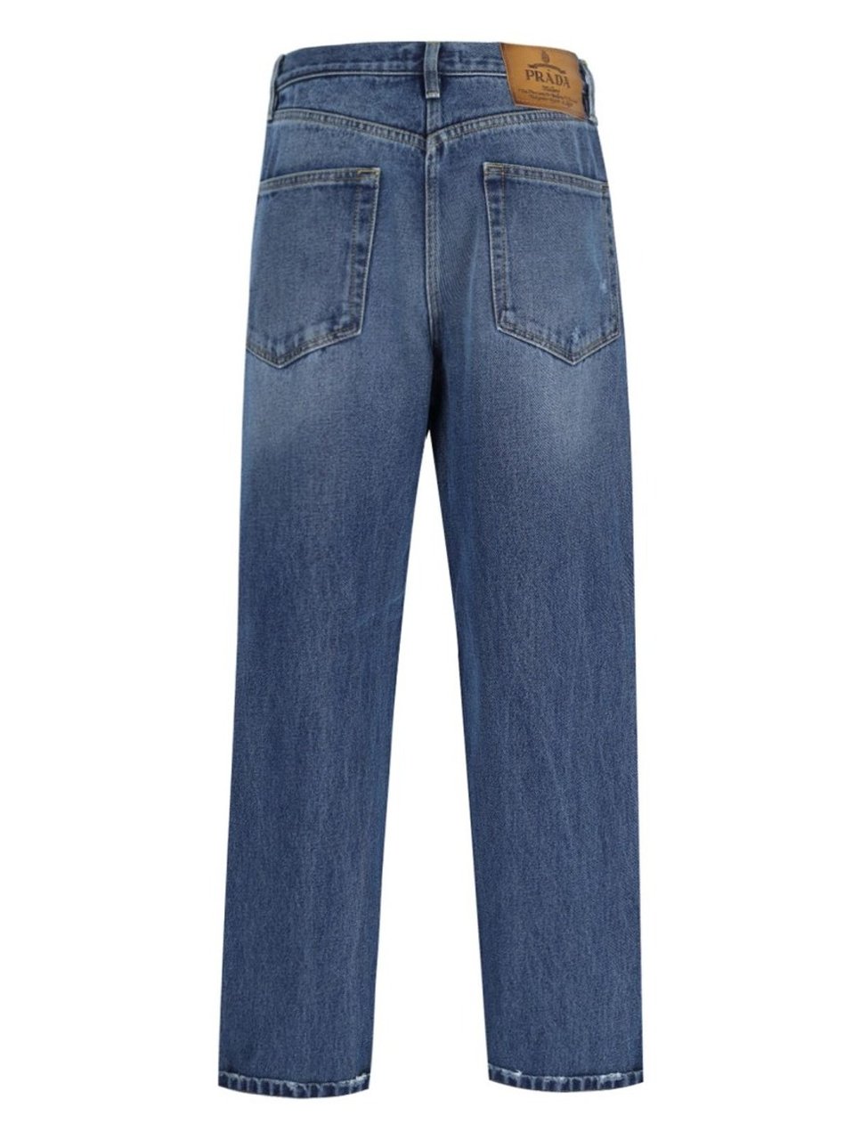 Prada Wide-Leg Jeans – Light Blue Blauw