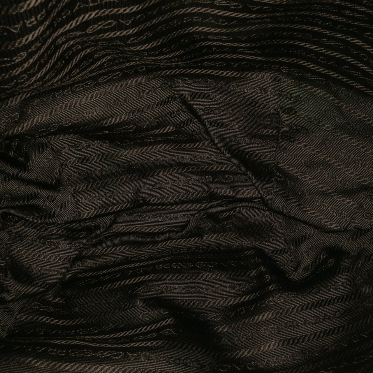 Prada Glace Mordore Hobo Bruin