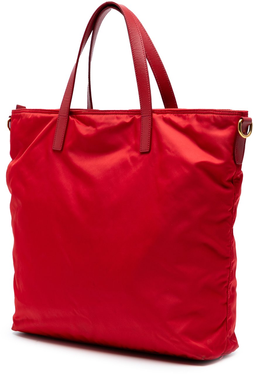 Prada Tessuto Satchel Rood