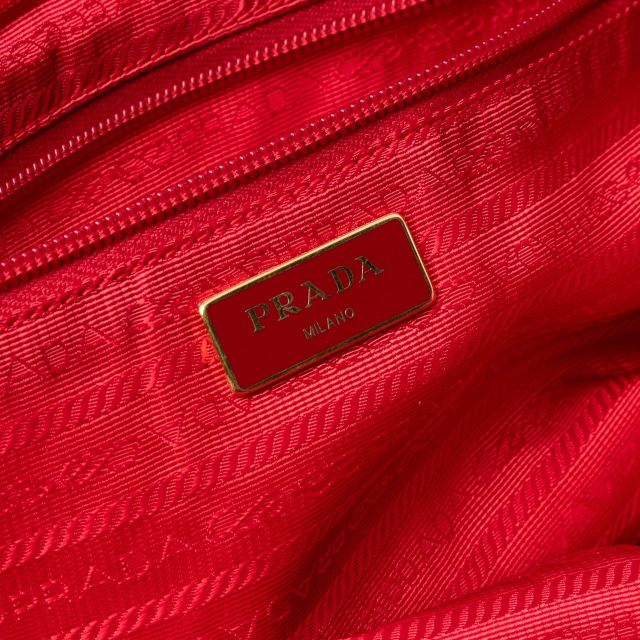 Prada Tessuto Satchel Rood