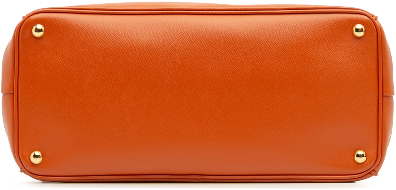 Prada Large Saffiano Lux Galleria Tote Oranje