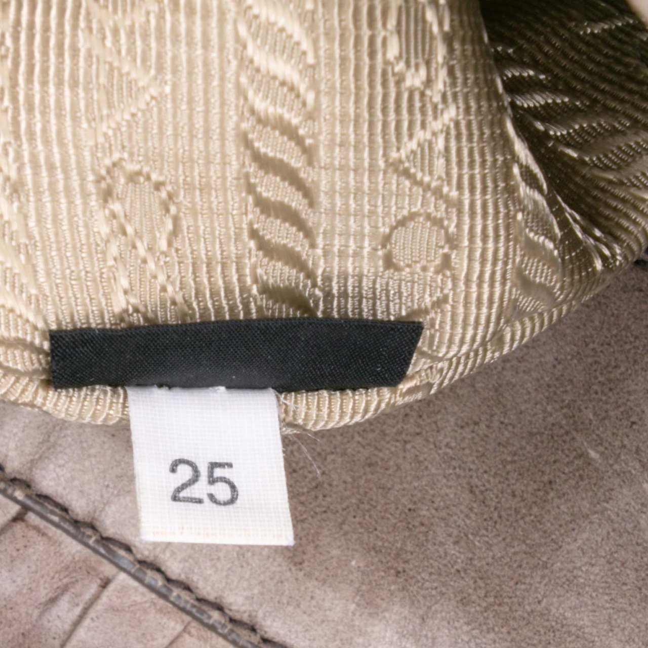 Prada Nappa Gaufre Ombre Satchel Grijs
