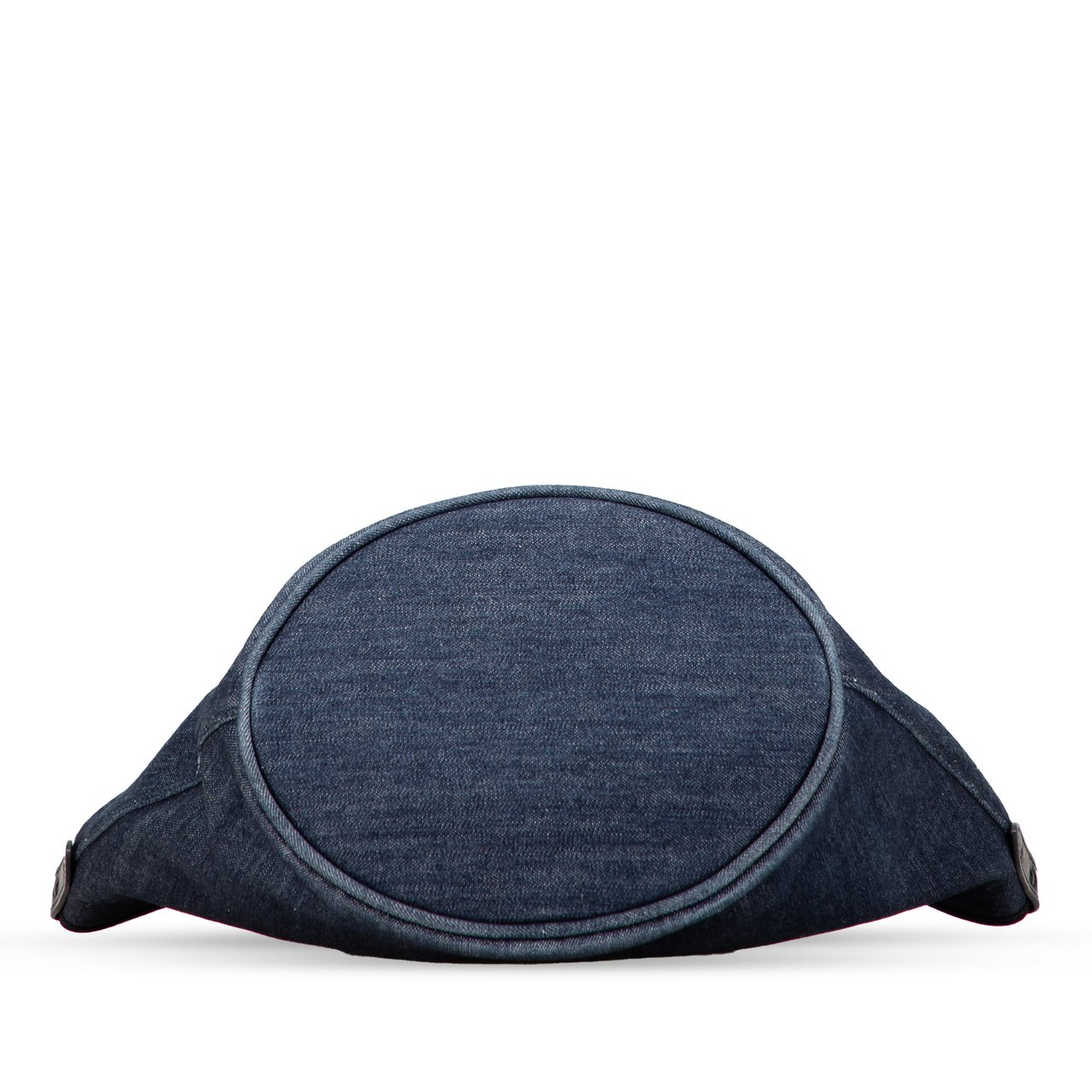 Prada Denim Logo Satchel Blauw
