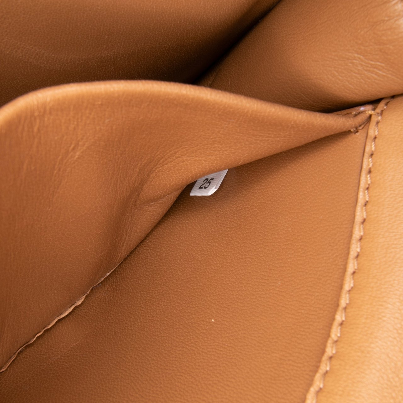 Prada Nappa Stitched Satchel Bruin