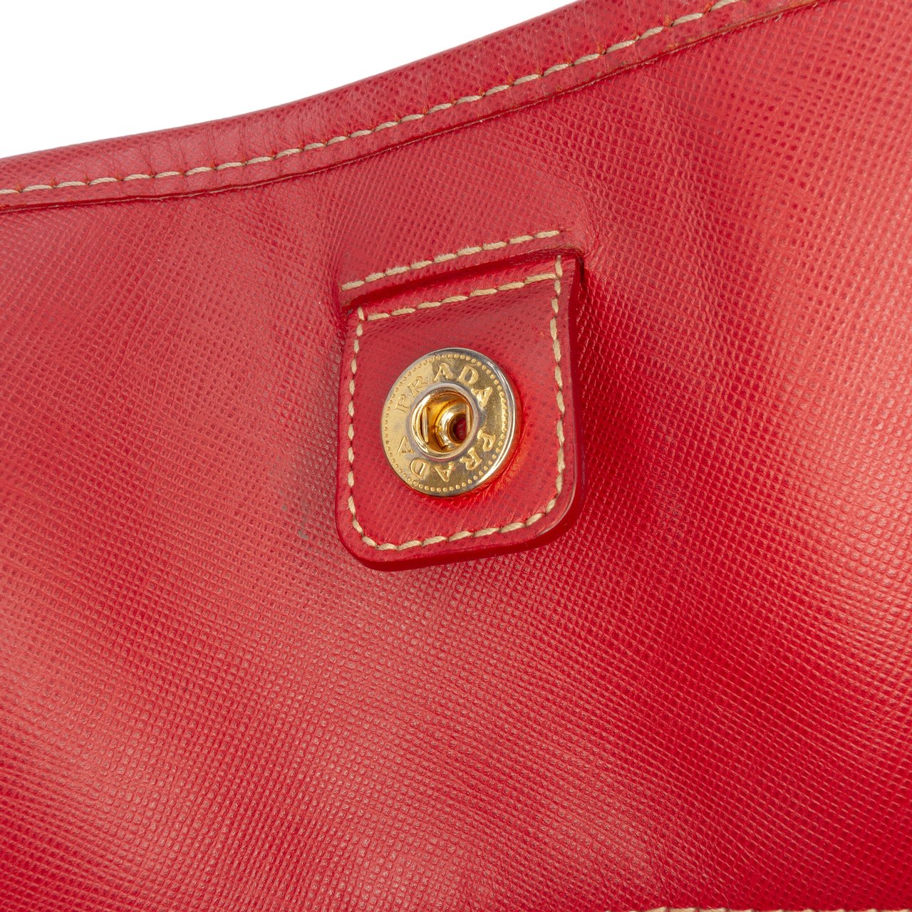 Prada Saffiano Trimmed Canvas Canapa Logo Satchel Bruin