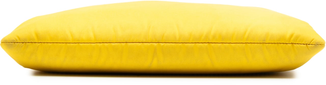 Prada Tessuto Fluo Clutch on Chain Geel