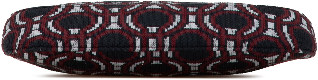 Prada Jacquard Knit Cleo Shoulder Bag Zwart