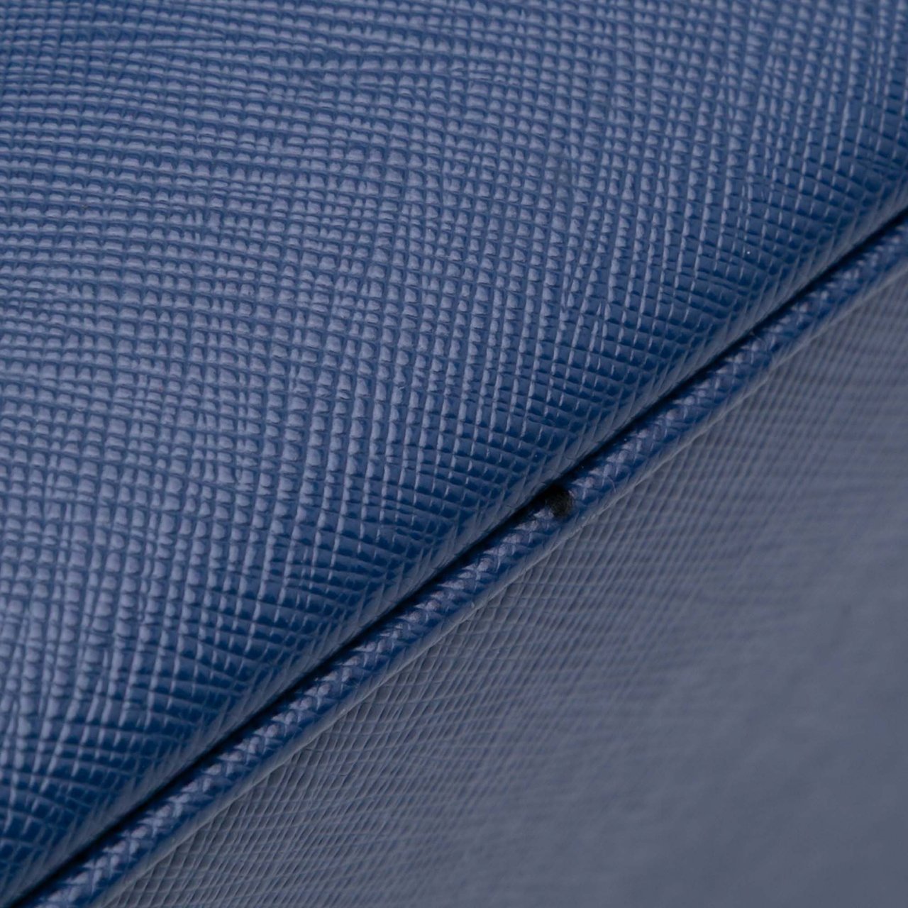 Prada Medium Saffiano Lux Galleria Satchel Blauw