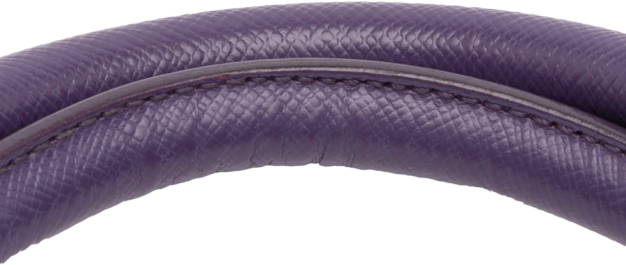 Prada Large Saffiano Lux Galleria Double Zip Satchel Paars