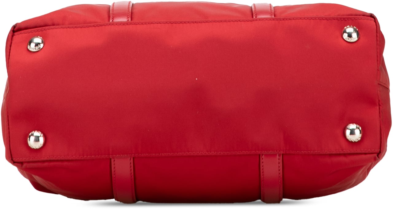 Prada Tessuto Satchel Rood