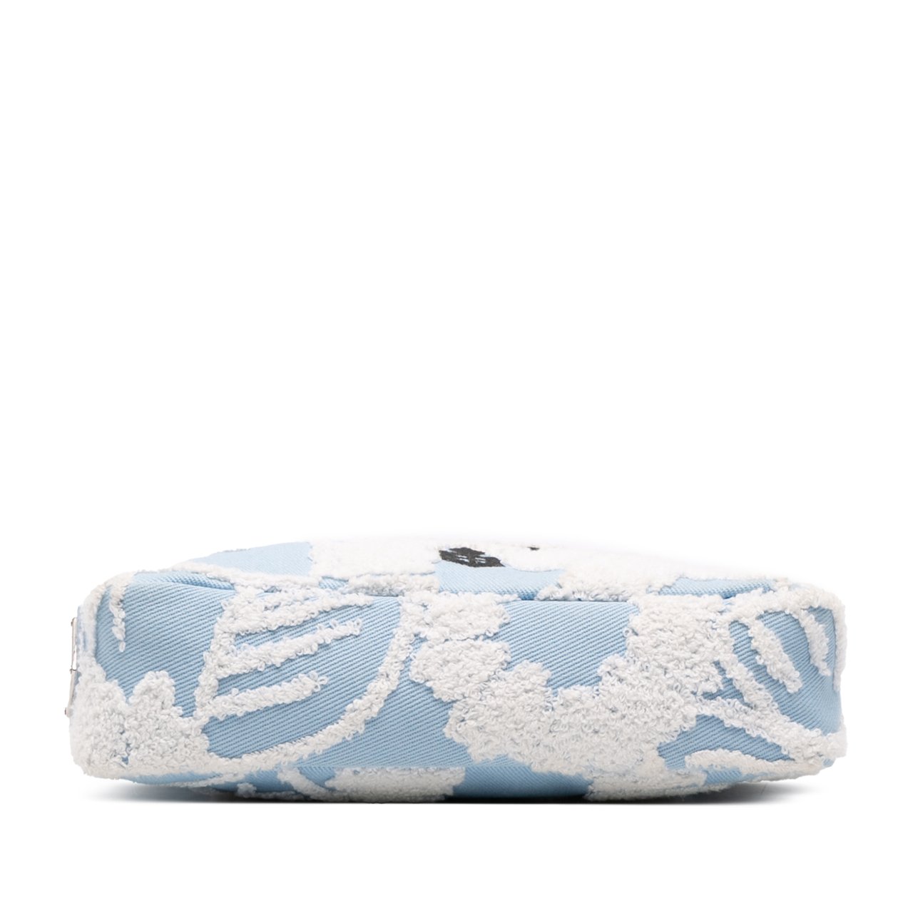 Prada Mini Embroidered Drill Re Edition 2000 Shoulder Bag Blauw