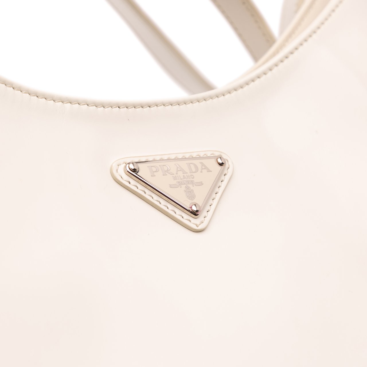 Prada Maxi Spazzolato Cleo Crossbody Wit