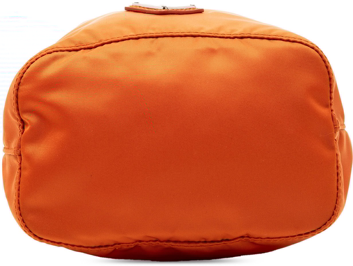 Prada Tessuto Drawstring Pouch Oranje