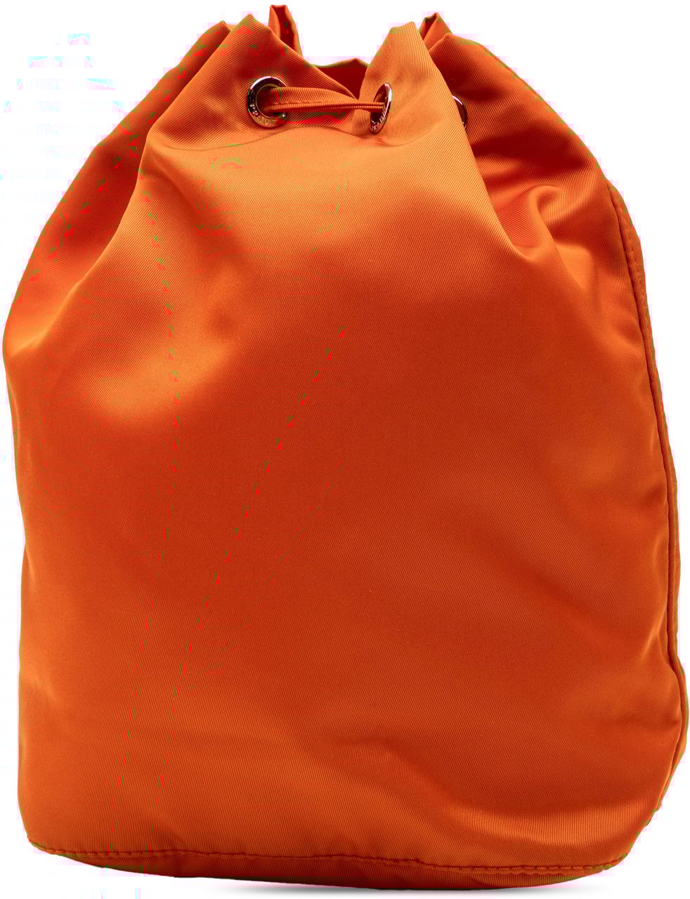 Prada Tessuto Drawstring Pouch Oranje