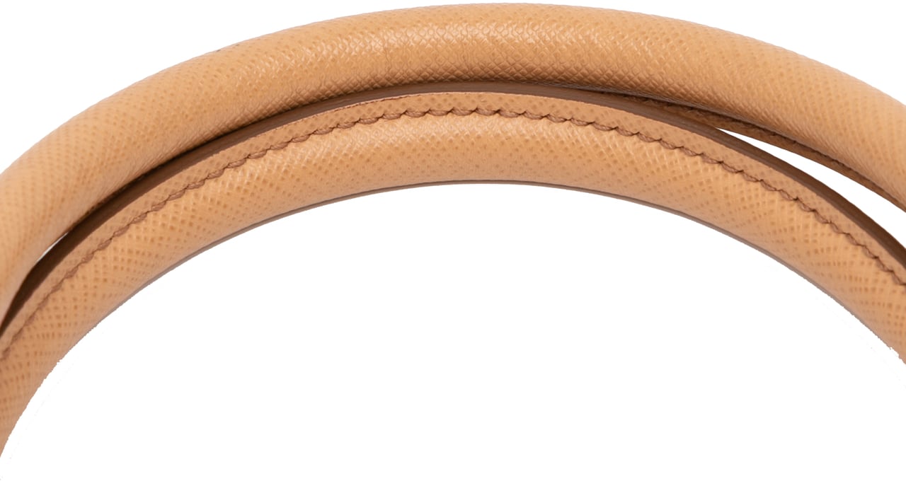 Prada Large Saffiano Lux Promenade Satchel Bruin