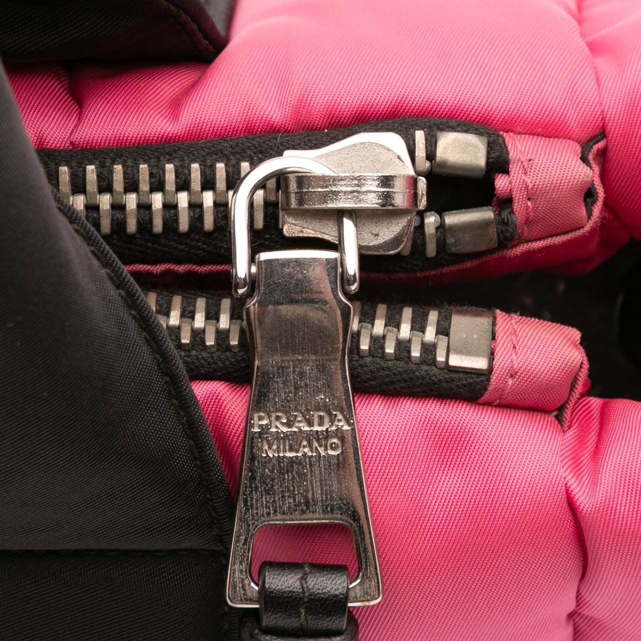 Prada Tessuto Bomber Satchel Roze