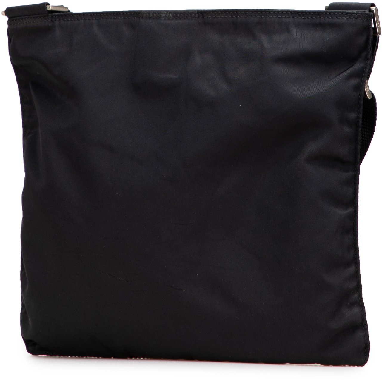 Prada Tessuto Zip Top Crossbody Zwart