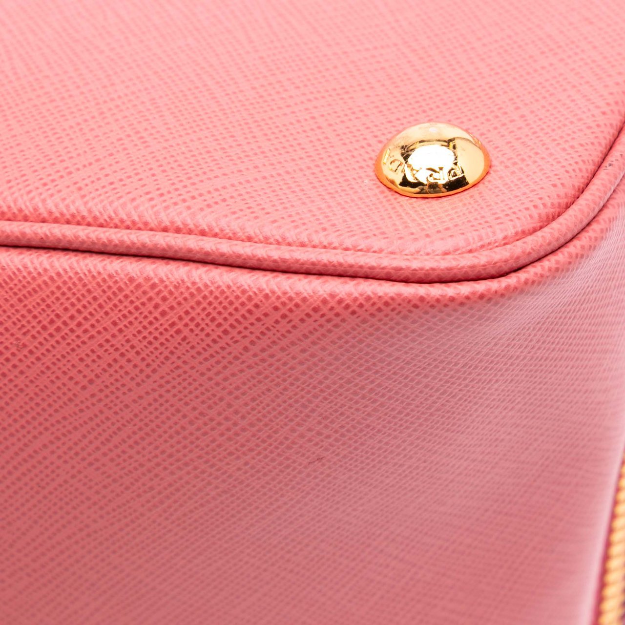 Prada Medium Saffiano Lux Promenade Satchel Roze