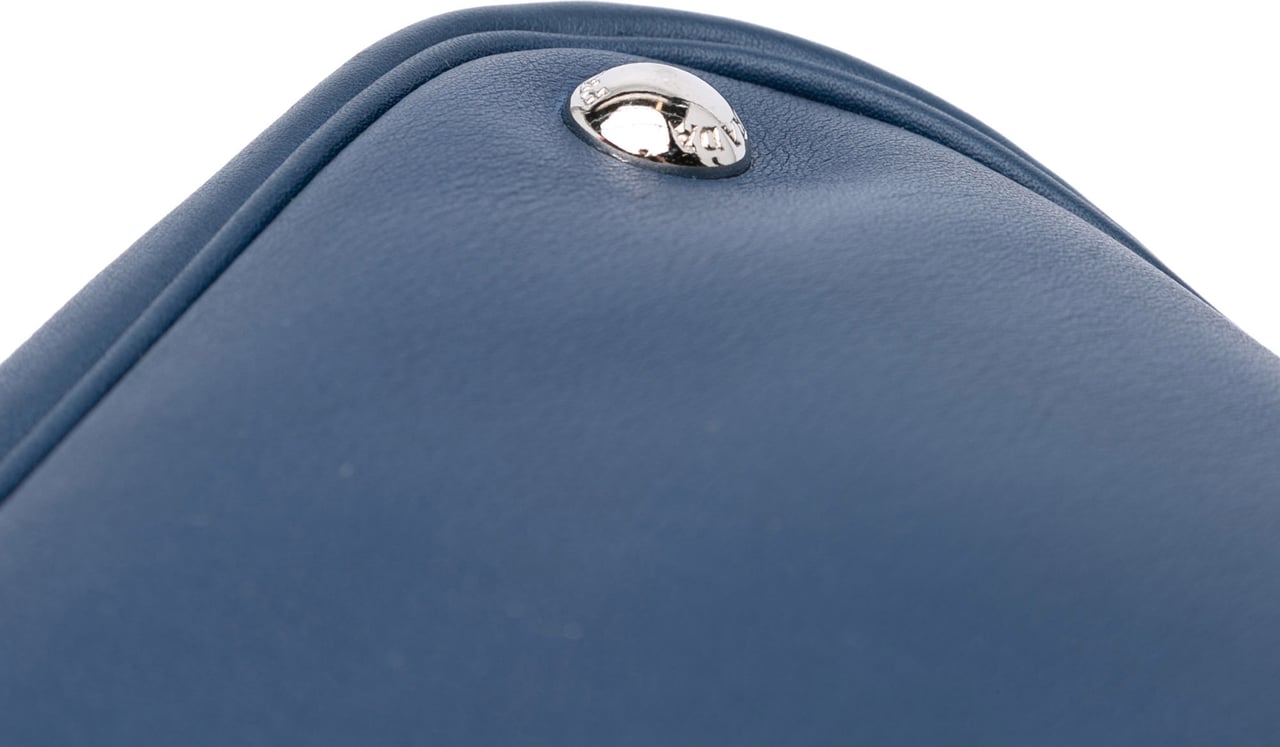 Prada Soft Calf Tassel Convertible Drawstring Bucket Bag Blauw