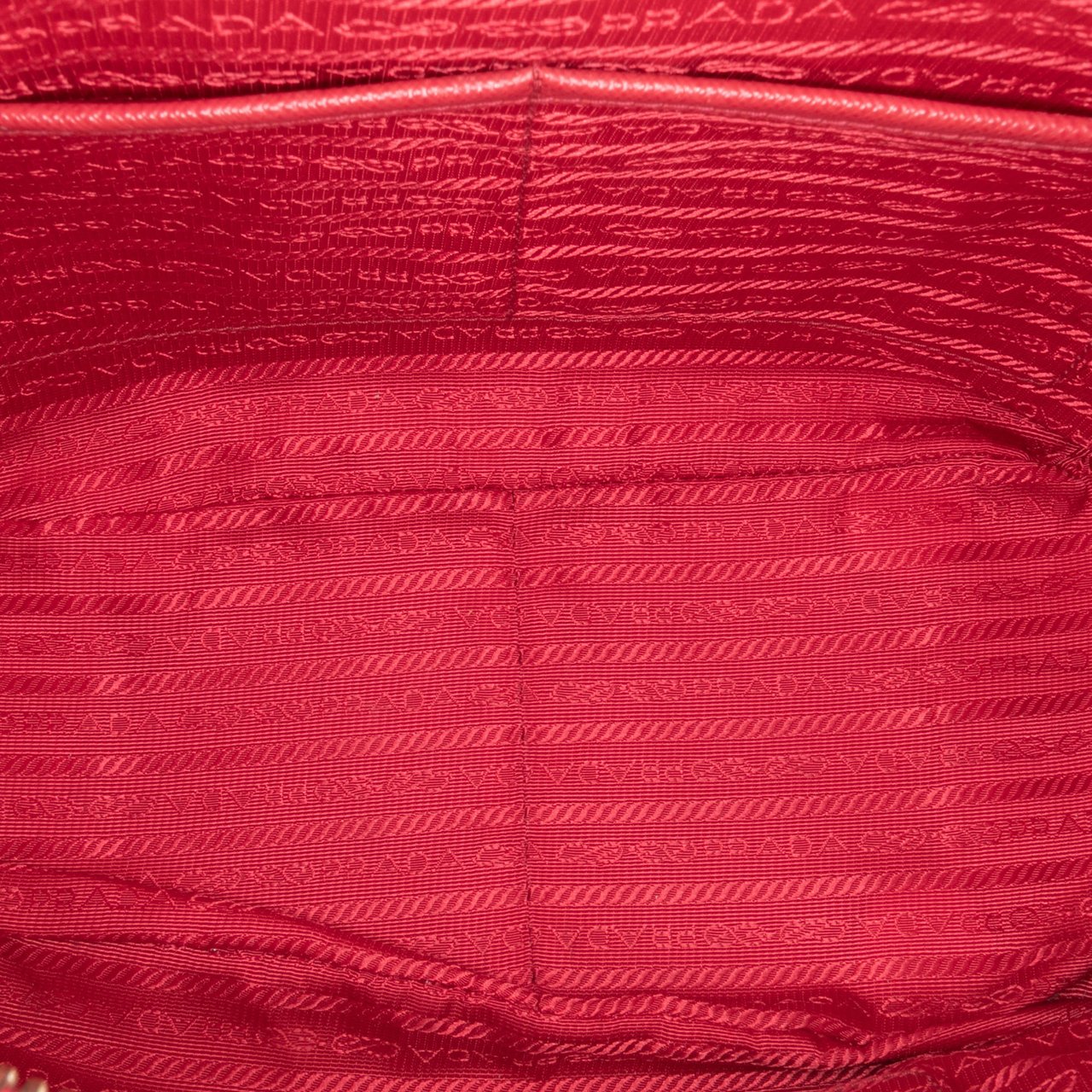 Prada Saffiano Lux Convertible Bowler Bag Rood