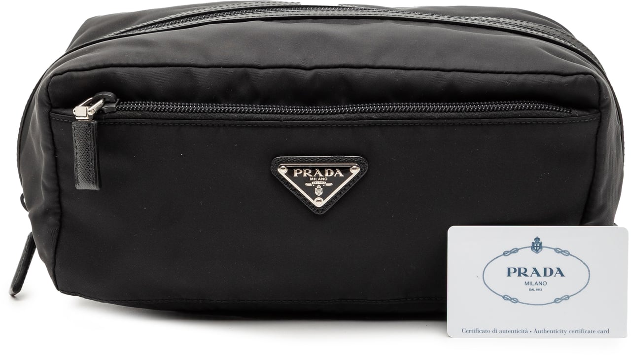 Prada Tessuto Pouch Zwart