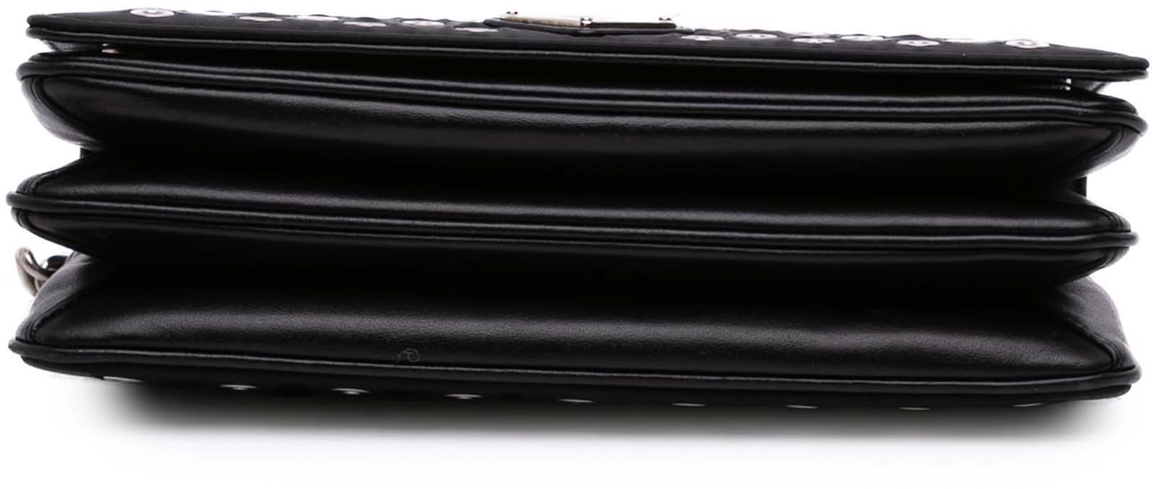 Prada Tessuto Grommet Crossbody Zwart