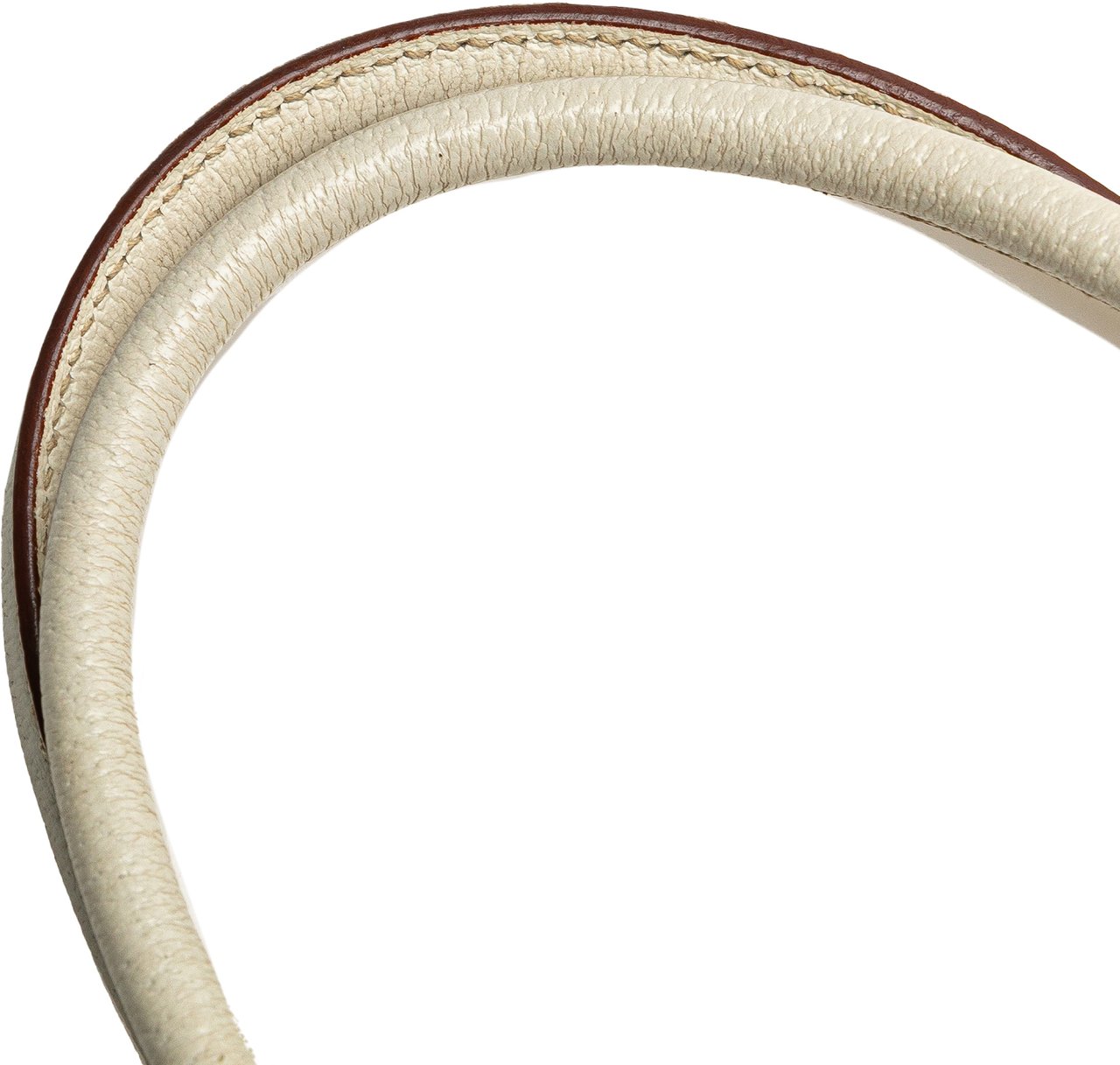 Prada Cinghiale Trimmed Canvas Canapa Tote Bruin