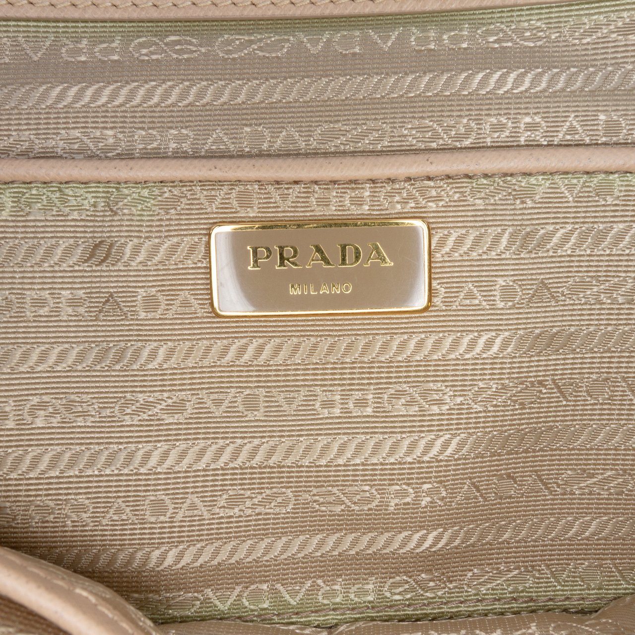Prada Saffiano Lux Satchel Bruin