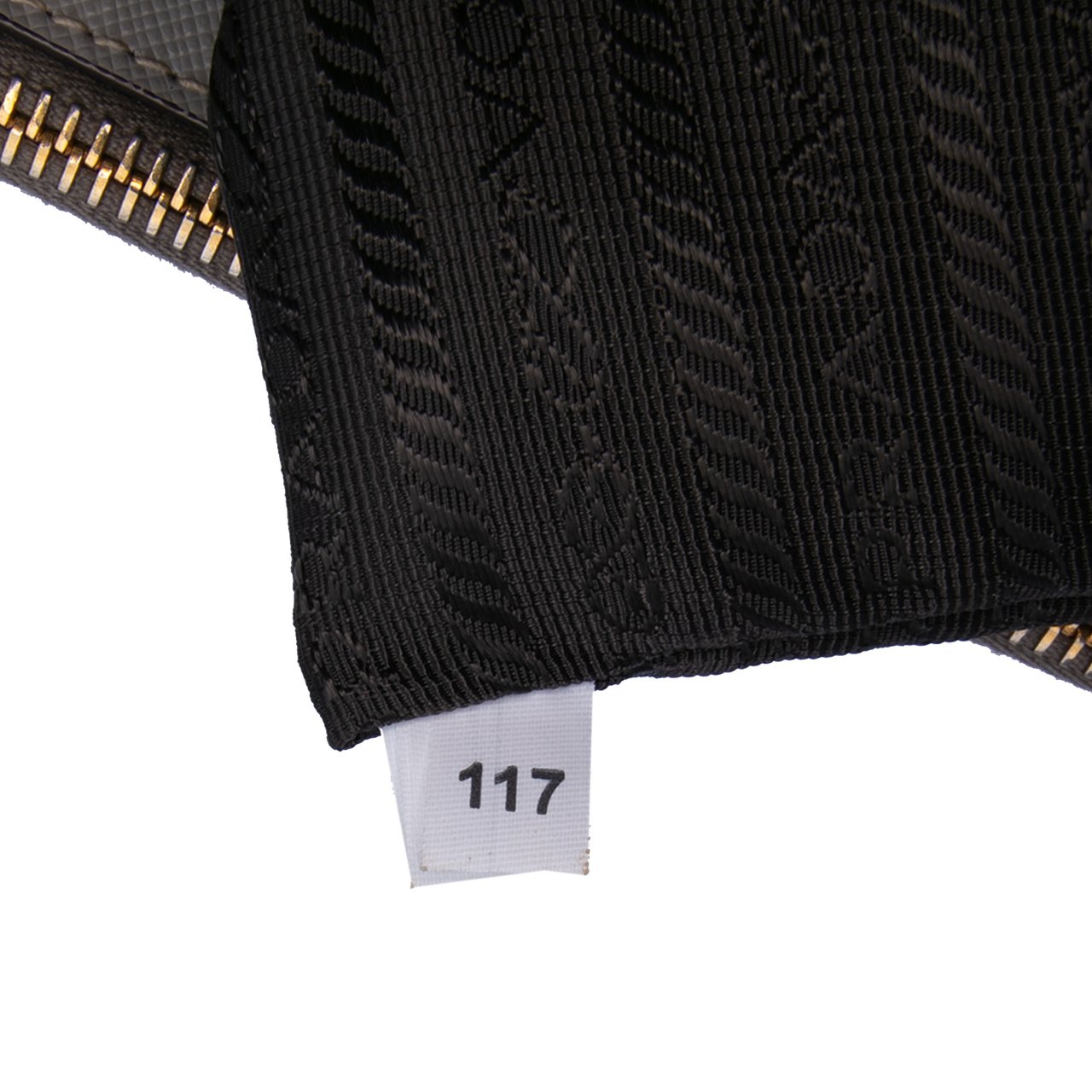 Prada Medium Bicolor Saffiano Lux Galleria Double Zip Satchel Grijs