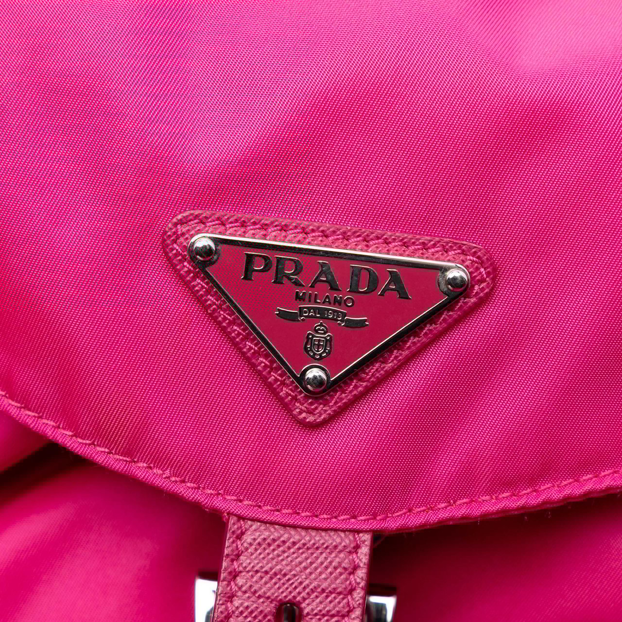 Prada Tessuto Drawstring Backpack Roze