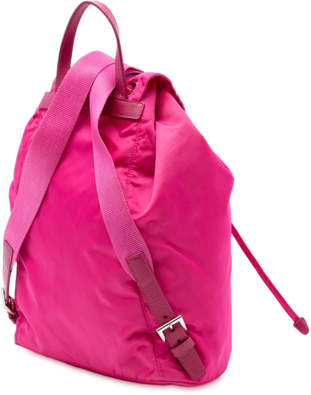 Prada Tessuto Drawstring Backpack Roze
