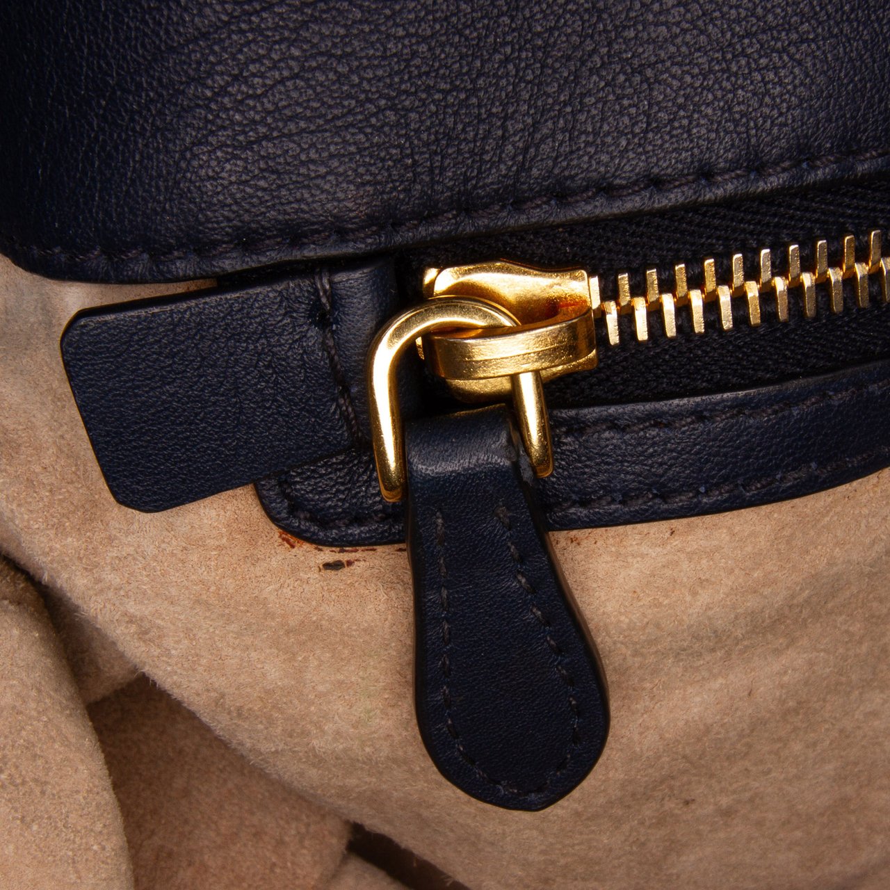 Prada Soft Calfskin Open Convertible Shopping Tote Blauw