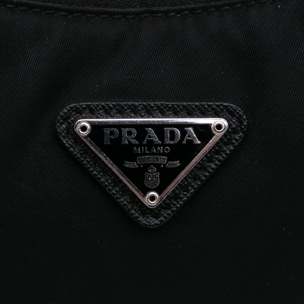 Prada Mini Tessuto Re Edition 2005 Satchel Zwart