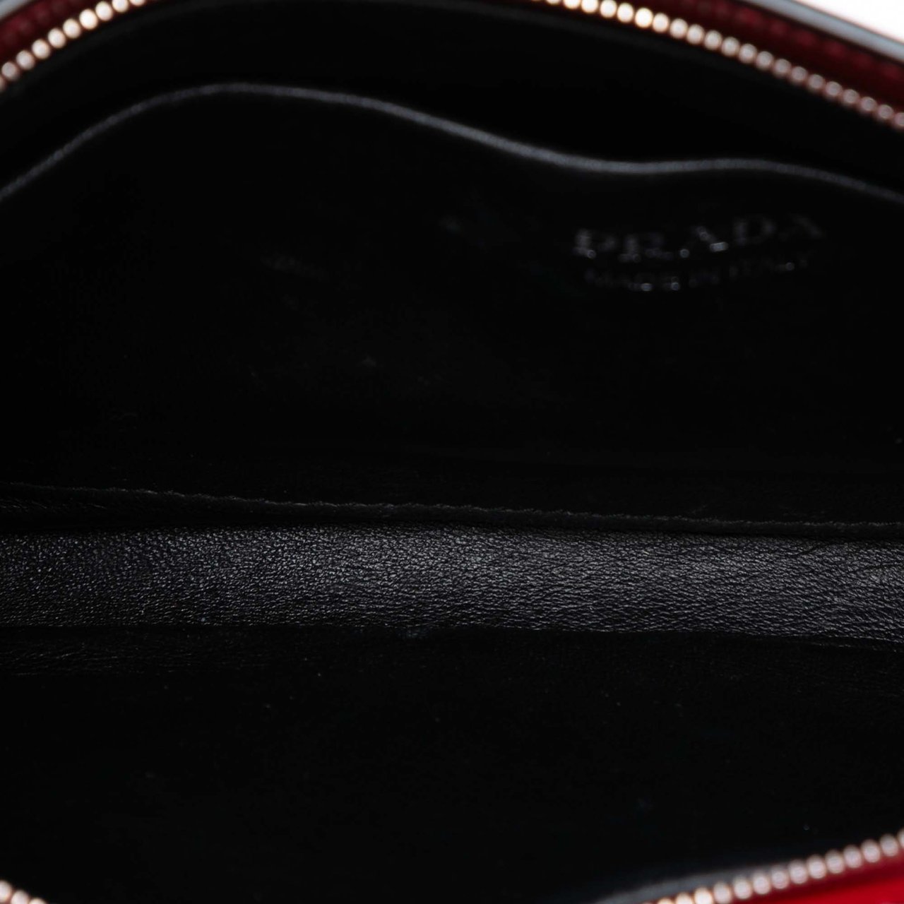 Prada Spazzolato Sidonie Chain Crossbody Rood