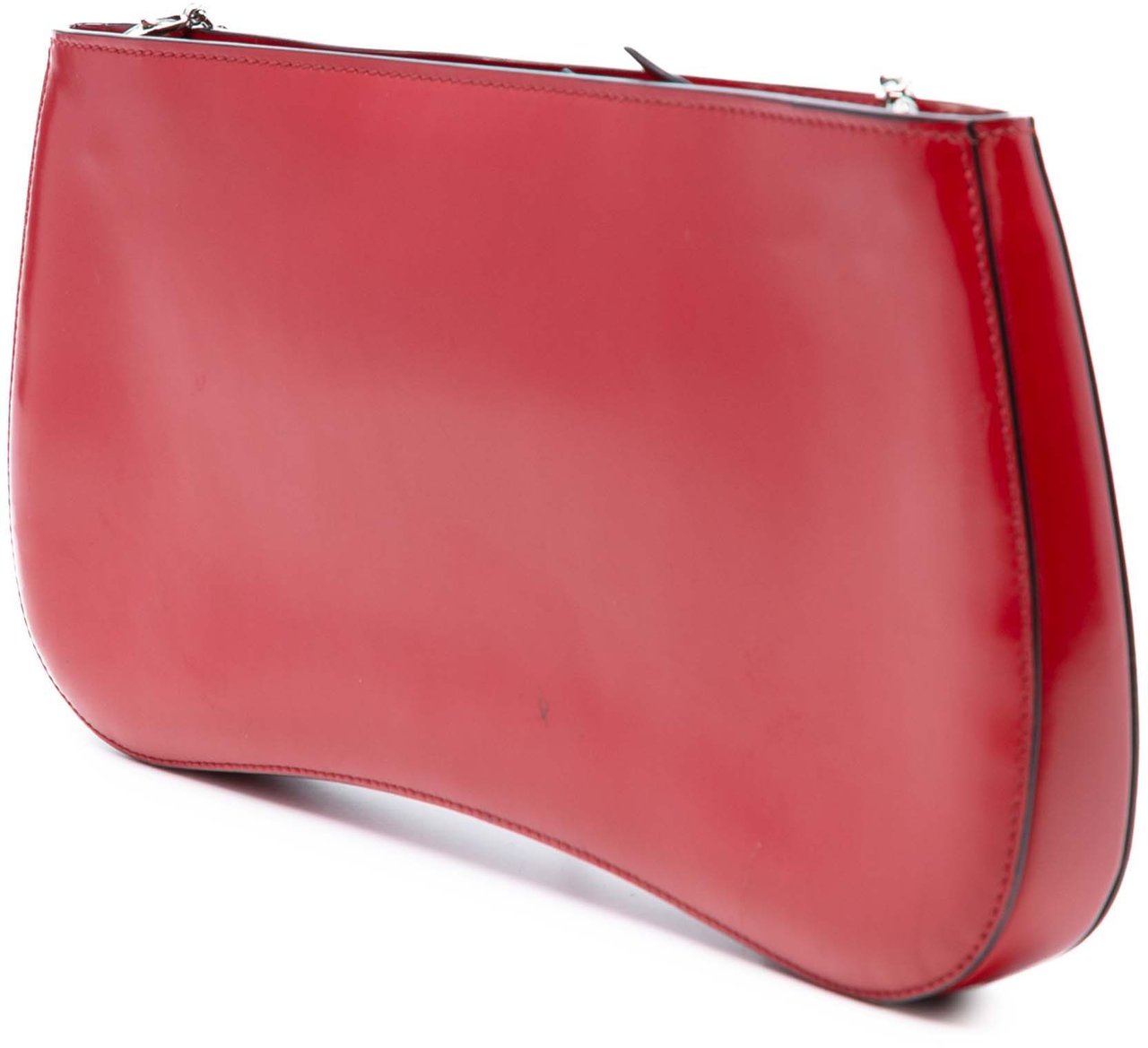 Prada Spazzolato Sidonie Chain Crossbody Rood