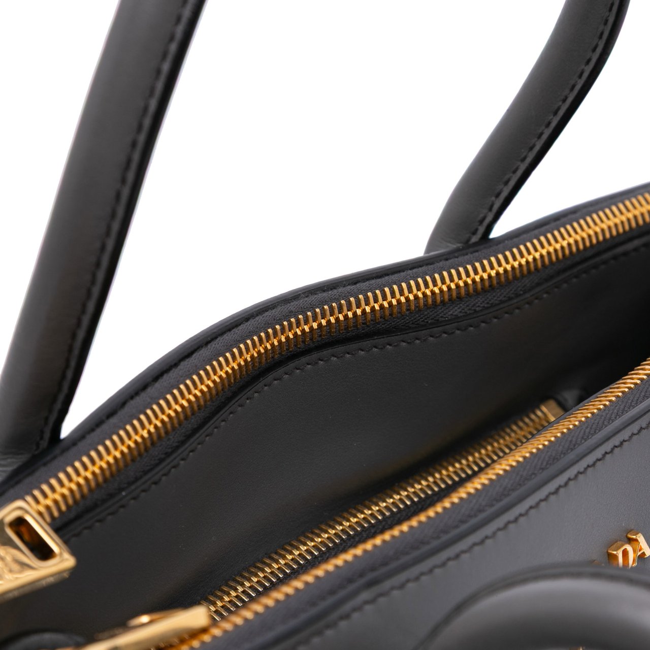Prada Saffiano and City Calf Paradigme Bag Grijs