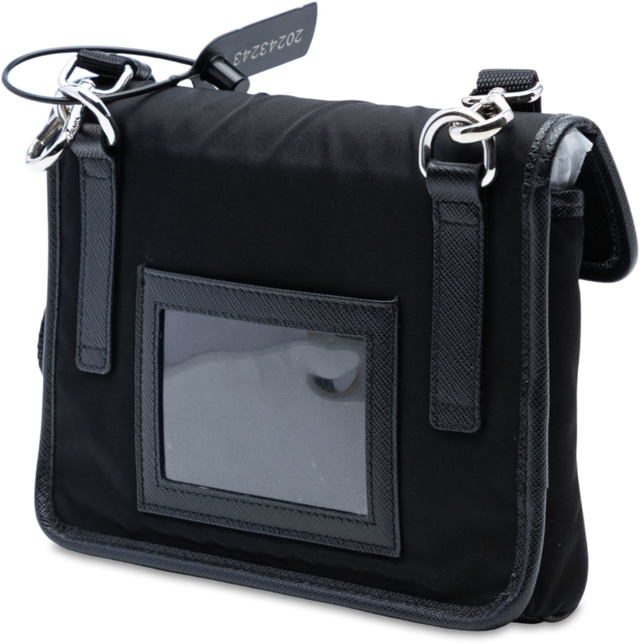 Prada Re-Nylon and Saffiano Smartphone Case Zwart