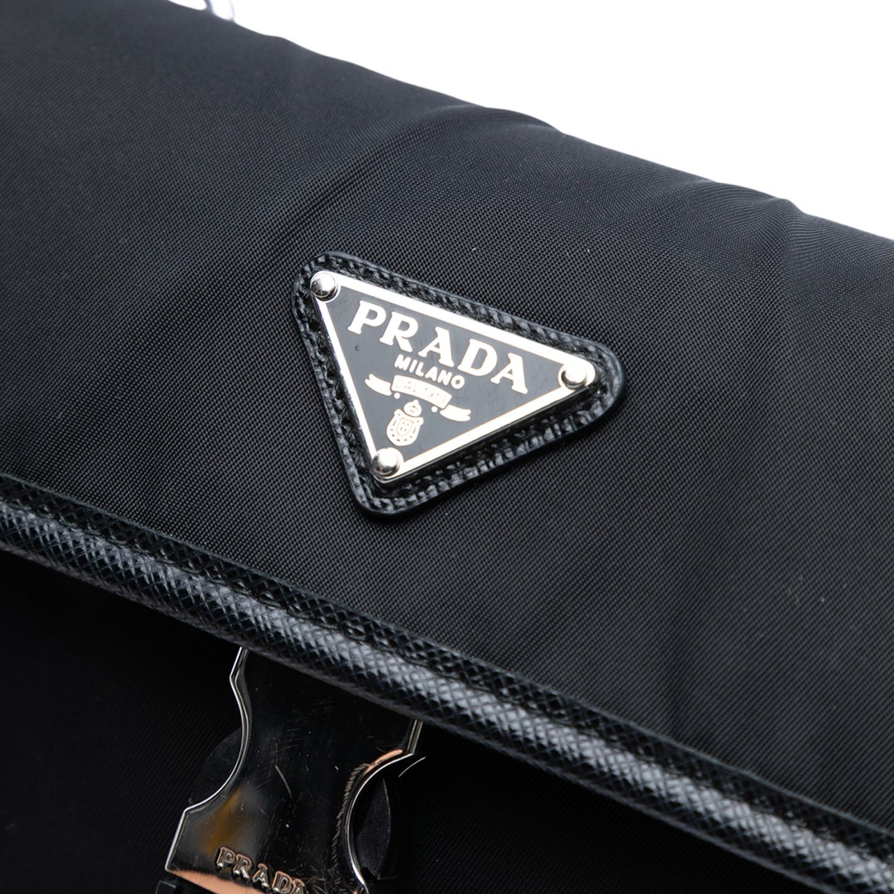 Prada Re-Nylon and Saffiano Smartphone Case Zwart