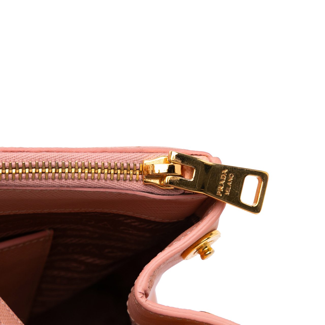 Prada Medium Saffiano Lux Galleria Double Zip Tote Roze