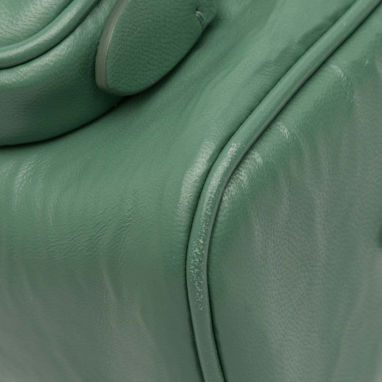 Prada Nappa Antique Multi Pocket Crossbody Groen